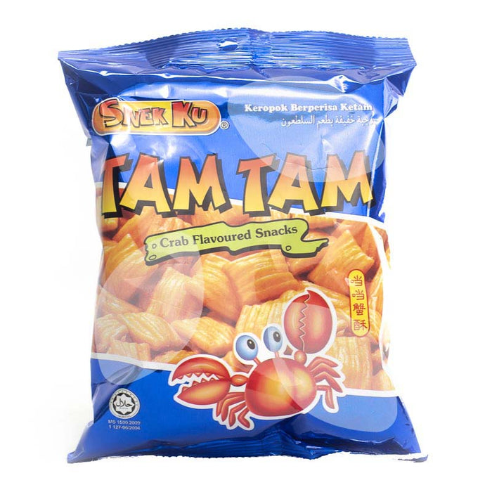 Snek Ku Tam Tam Chili Crab Flavoured Snacks (70g)