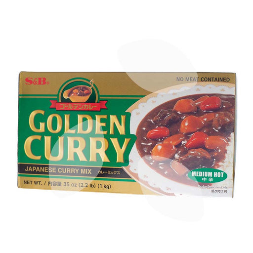 S&B Golden Japanese Curry Medium Hot Big Pack 1KG